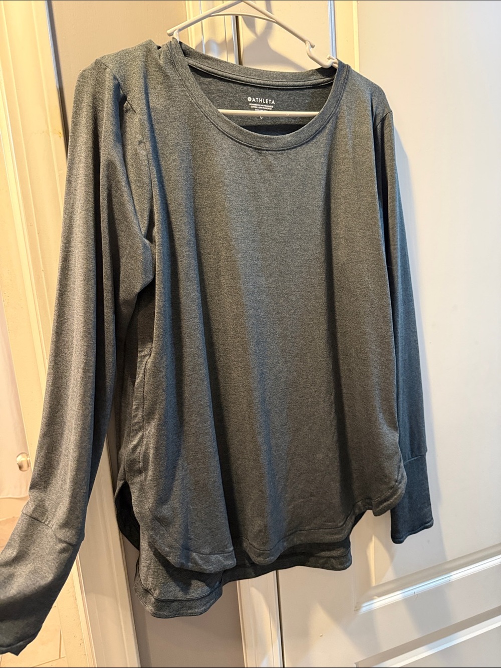 Athleta Long Sleeve Performance Top - Charcoal